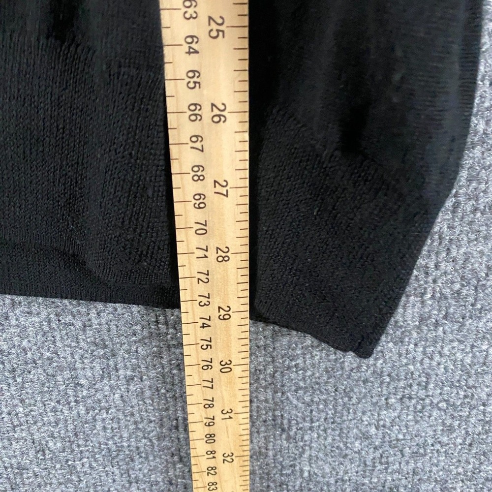Peter Millar Sweater Mens L Black Merino Wool V-Neck Academia Casual Prep Office - Picture 7 of 7